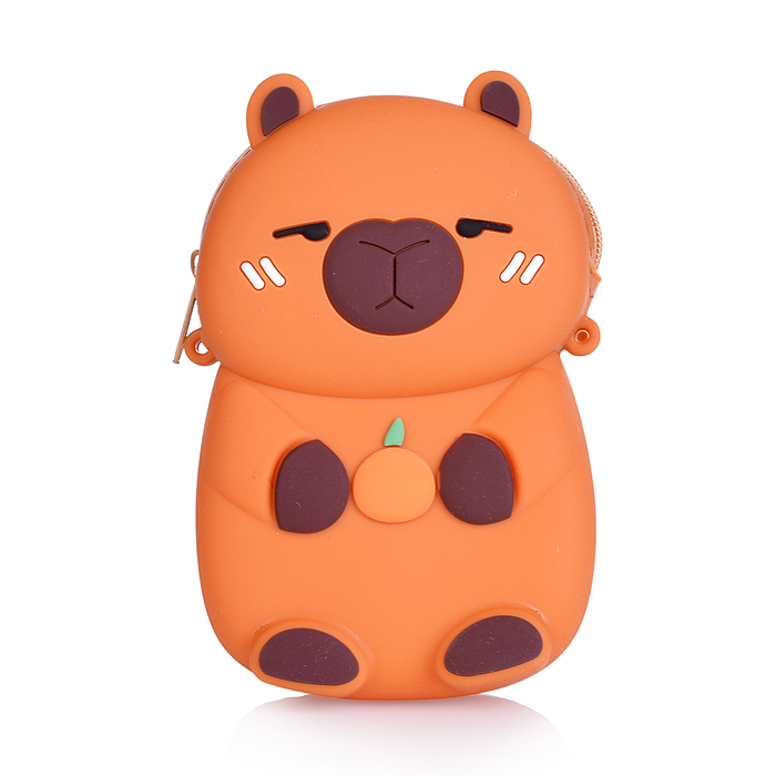 Фото к товару Сумочка детская 00-6751 "Капибара с апельсинкой" Сумочка детская 00-6751 "Капибара с апельсинкой"