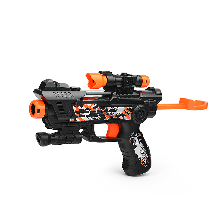 Фото к товару Бластер BT0049-2 "Суперагент №1" (с мишенью и мягкими пулями) в коробке Бластер BT0049-2 "Суперагент №1" (с мишенью и мягкими пулями) в коробке