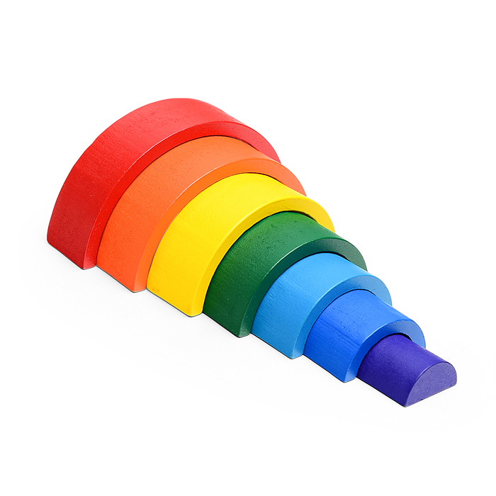 Фото к товару Пирамидка D2080 "Радужная-2" Пирамидка D2080 "Радужная-2"