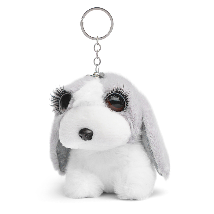 Мягкая игрушка-брелок М1410 "Собака Красотка" 15см