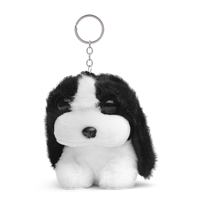 Мягкая игрушка-брелок М1410 "Собака Красотка" 15см