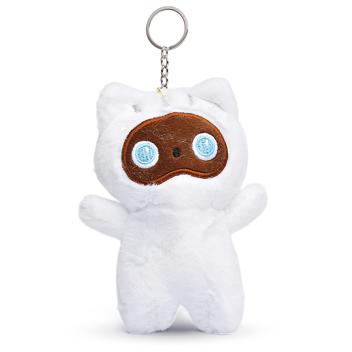 Мягкая игрушка-брелок М1416 "Кот Пушистик" 12см