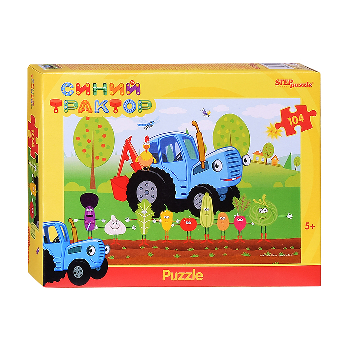 Пазлы 104 "Синий трактор" (Биг Папа) Пазлы 104 "Синий трактор" (Биг Папа)