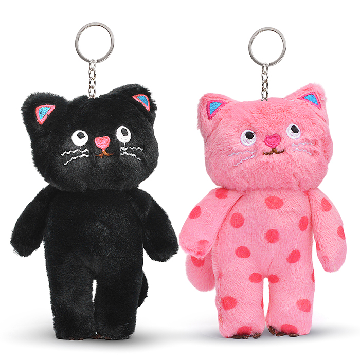 Мягкая игрушка-брелок М1408 "Котик" 15см