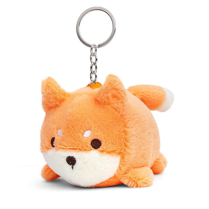 Мягкая игрушка-брелок М1413 "Собака Чили" с кольцом 12см