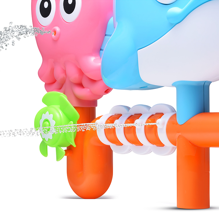 Фото к товару Игрушка - брызгалка YG12R "Морские друзья", для подключения к водному шлангу, в коробке Игрушка - брызгалка YG12R "Морские друзья", для подключения к водному шлангу, в коробке