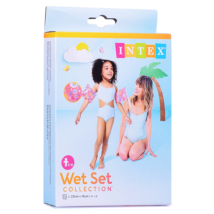 Фото к товару Нарукавники 23х15см "Сладкий цветок" 3-6 лет., INTEX 56669EU Нарукавники 23х15см "Сладкий цветок" 3-6 лет., INTEX 56669EU