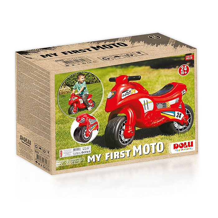 Фото к товару Мотоцикл-каталка My 1st Moto, красный Мотоцикл-каталка My 1st Moto, красный