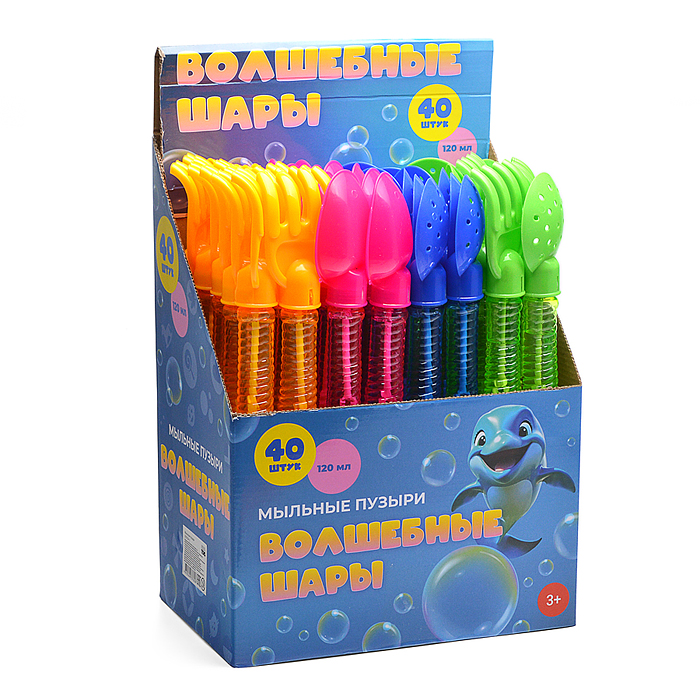 Фото к товару Мыльные пузыри UT0154-1 "Волшебные шары" 120 мл Мыльные пузыри UT0154-1 "Волшебные шары" 120 мл