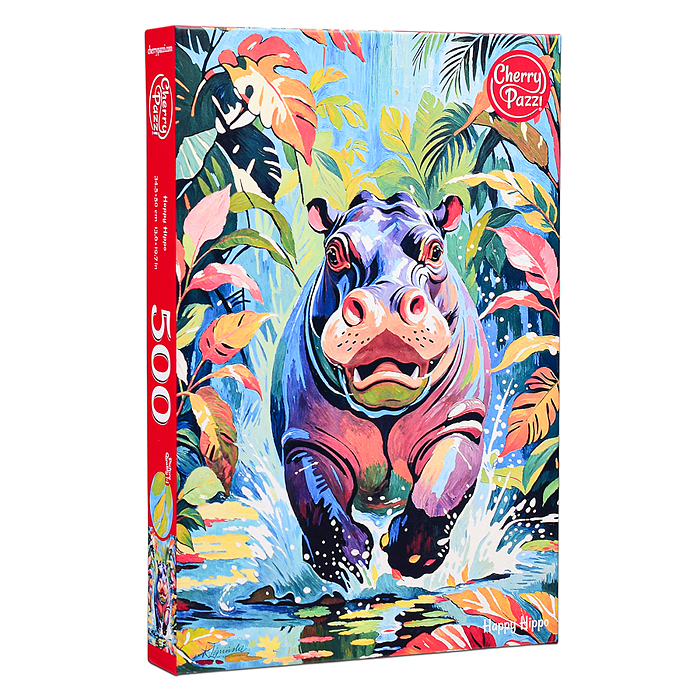 Пазл 500 "Красочный бегемот" Пазл 500 "Красочный бегемот"