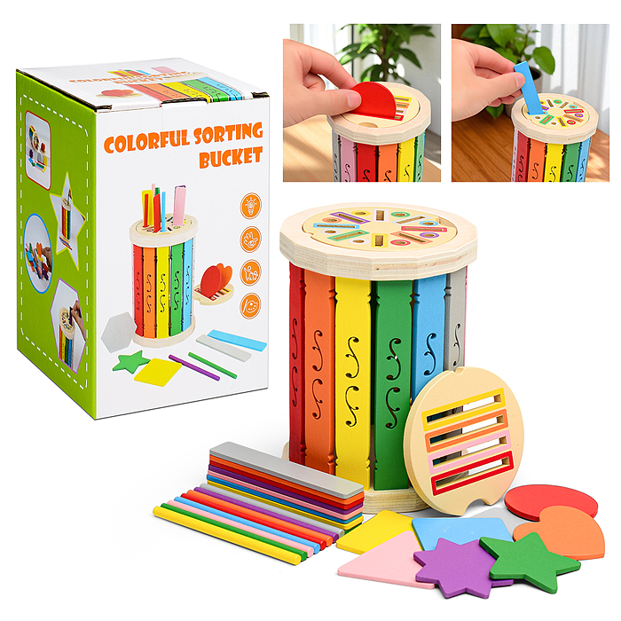 Игра развивающая D2023 "Цветной сортер" Игра развивающая D2023 "Цветной сортер"