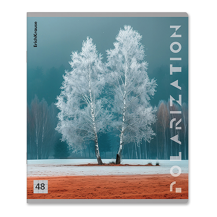 Фото к товару Тетрадь 48 л. клетка "Polarization" с пластиковой обложкой на скобе Тетрадь 48 л. клетка "Polarization" с пластиковой обложкой на скобе