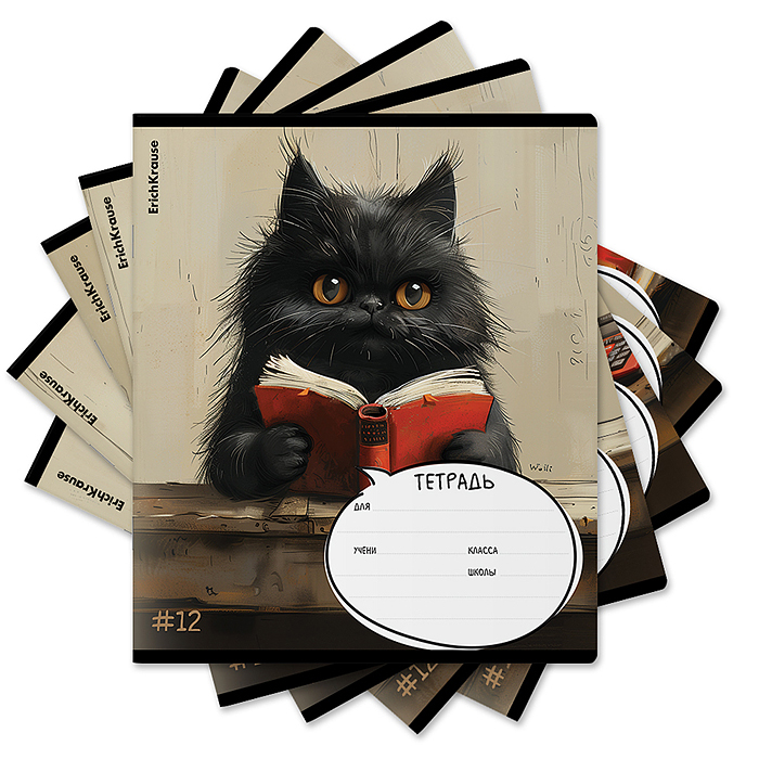 Тетрадь 12л. клетка "Funny Friends"