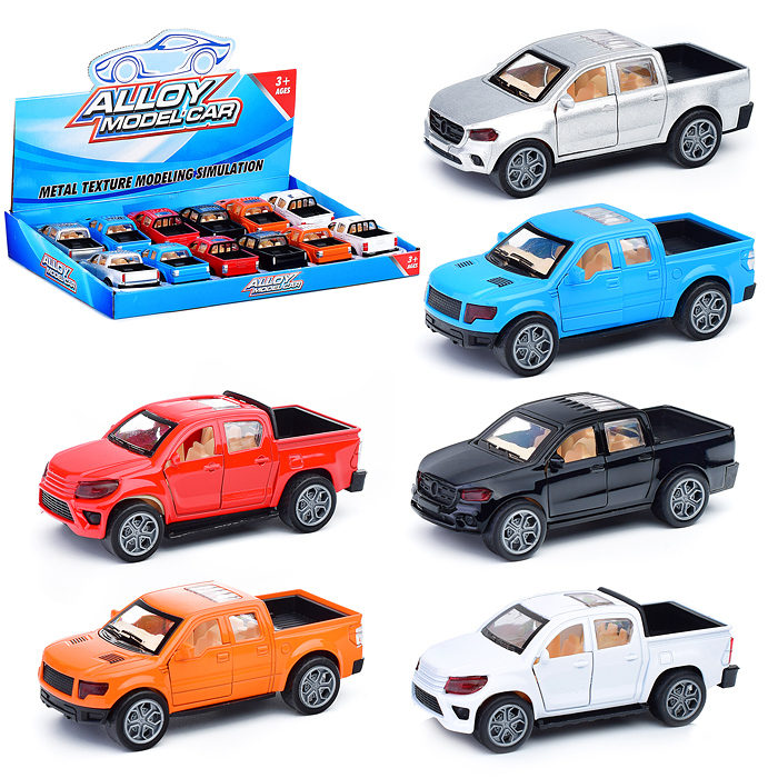 Машина 1122-9 "Пикап" металл., в ассортименте, в коробке Машина 1122-9 "Пикап" металл., в ассортименте, в коробке