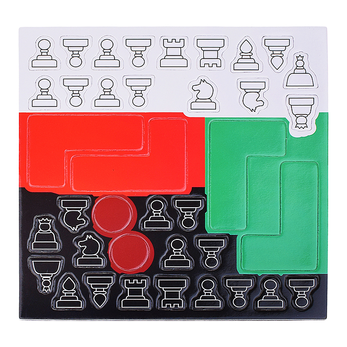 Фото к товару Игры на магнитах в дорогу. Шахматы. L-игра Игры на магнитах в дорогу. Шахматы. L-игра