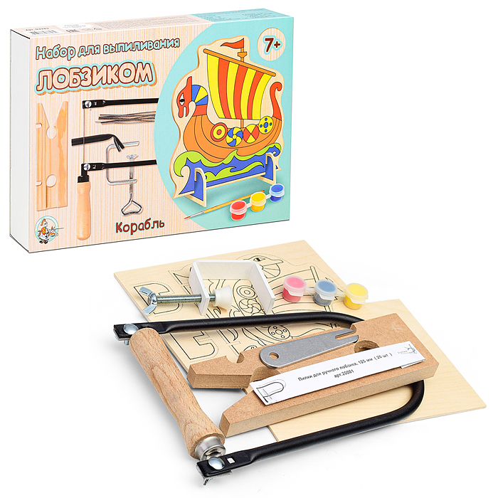 Набор для выпиливания лобзиком "Корабль" Набор для выпиливания лобзиком "Корабль"
