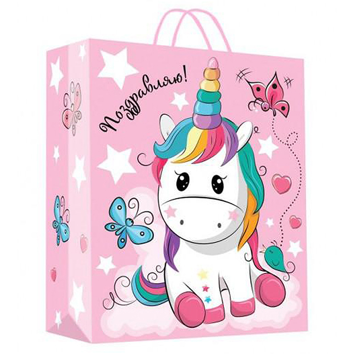 Пакет подарочный матовый XL, 33,5*45*15 см.