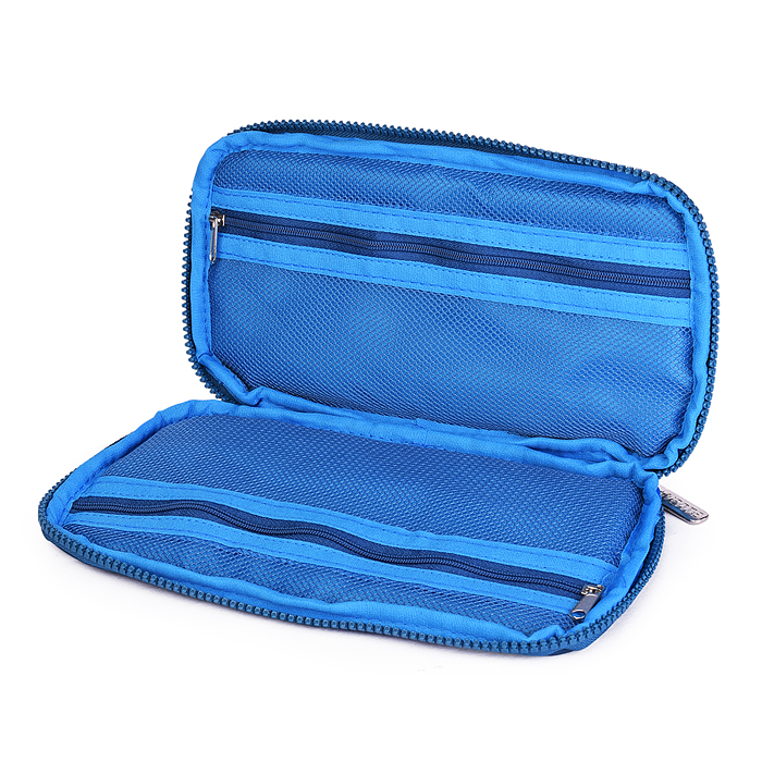 Пенал "Charisma" 21x12 см, одностворчатый прямоугольный для 30 предметов, на молнии, высоко