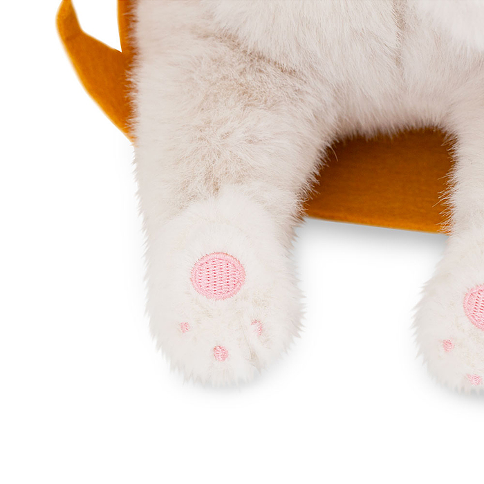 Кот Барсик в сумке белый 35 