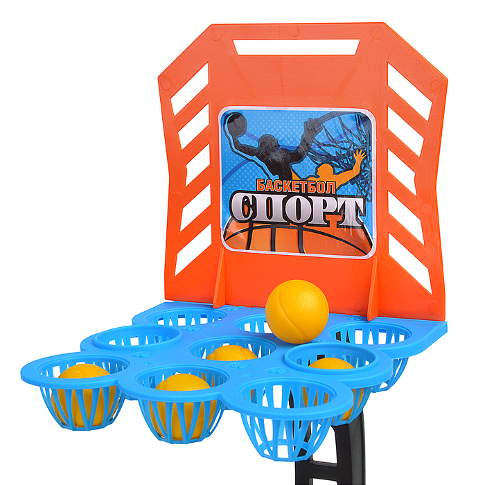 Фото к товару Игра настольная "Баскетбол" 2 в 1 Игра настольная "Баскетбол" 2 в 1