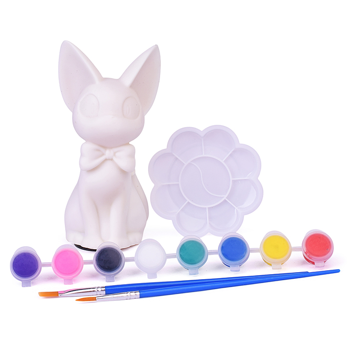 Копилка A001 "Микс" с красками, в пакете