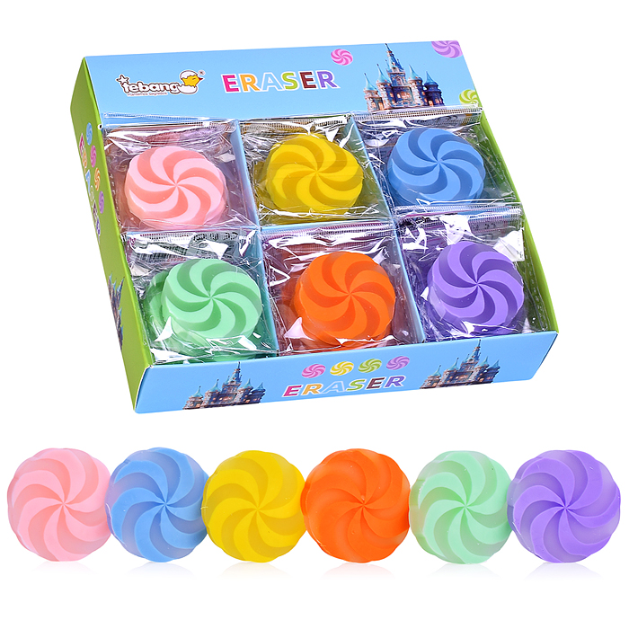 Ластик круглый, 4*0.6 см, ПВХ