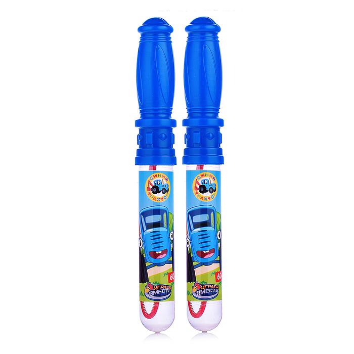 Фото к товару Мыльные пузыри "Синий трактор 60 мл, в колбе 27 см, Мыльные пузыри "Синий трактор 60 мл, в колбе 27 см,