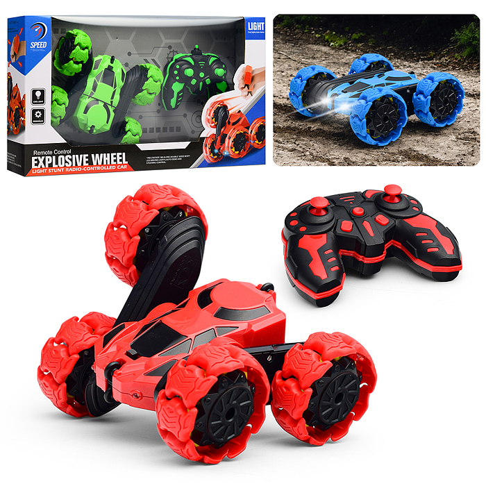 Машина JT678 "Explosive wheel" р/у, 27 MHz, в коробке Машина JT678 "Explosive wheel" р/у, 27 MHz, в коробке