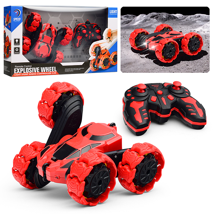 Фото к товару Машина JT678 "Explosive wheel" р/у, 27 MHz, в коробке Машина JT678 "Explosive wheel" р/у, 27 MHz, в коробке