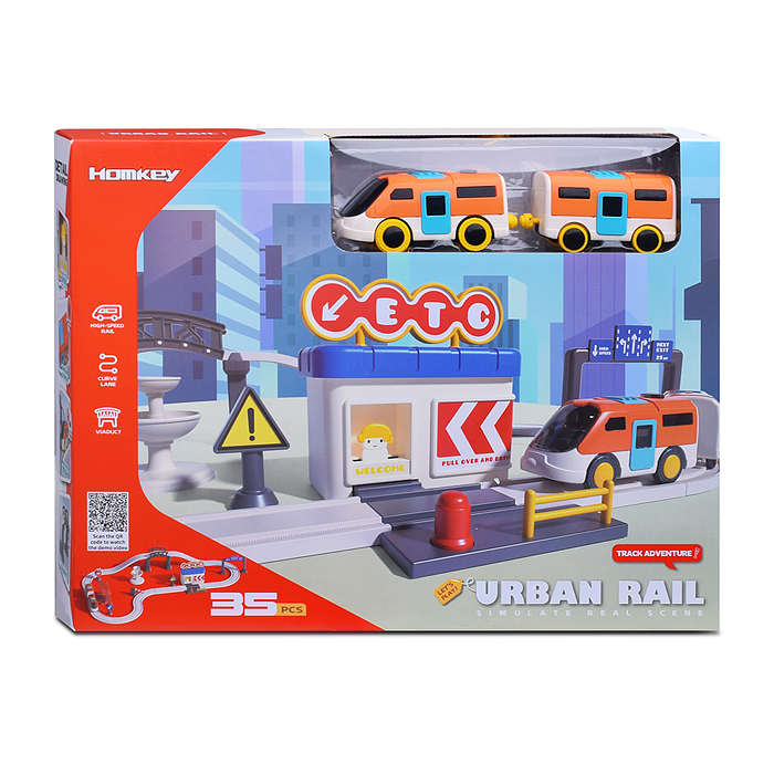 Трек 7733A "Городская железная дорога" в коробке