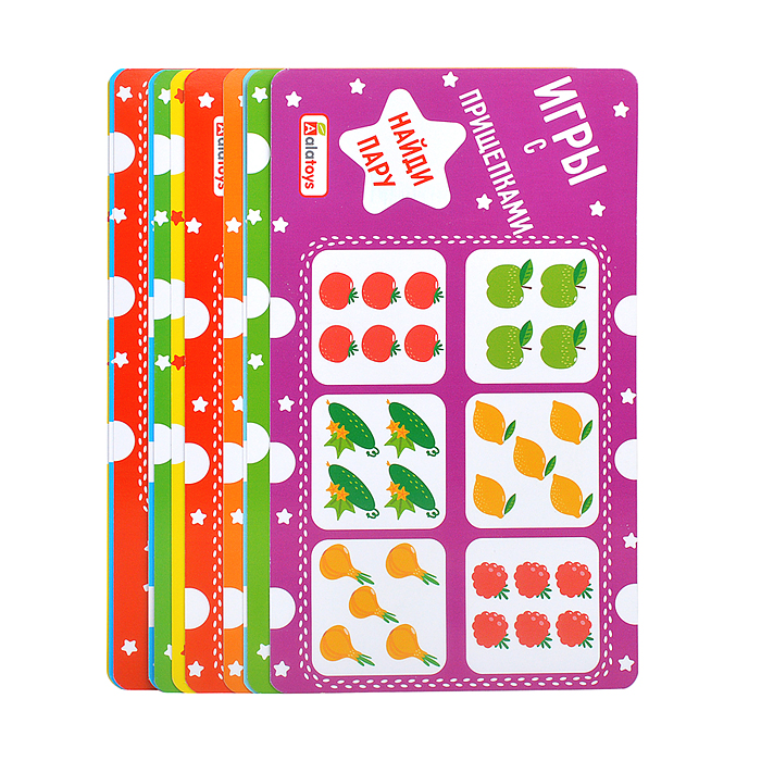 Игры с прищепками "Учим цифры" 