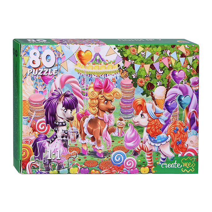 Фото к товару Пазлы 80 "Пони №7" Пазлы 80 "Пони №7"