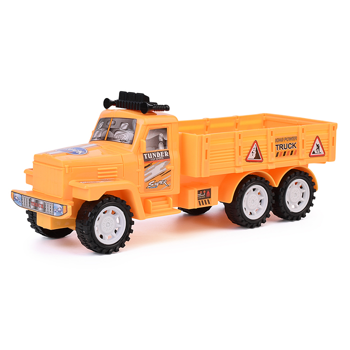 Машина 6677-3 с экскаватором, под колпаком (желтый)