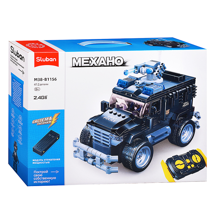 Конструктор M38-B1156 "Броневик" р/у (412 дет.)