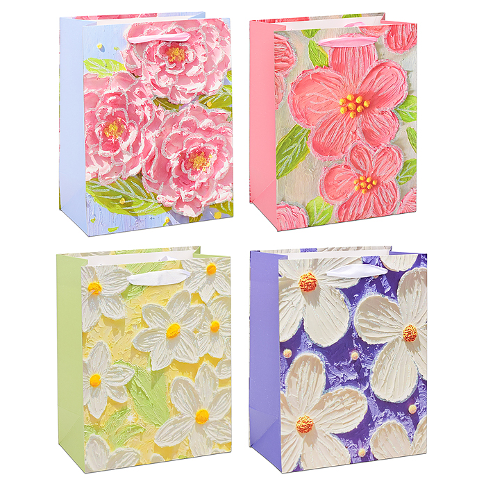 Пакет подарочный 00-6308 "Цветочное настроение" 23х18х10 см Пакет подарочный 00-6308 "Цветочное настроение" 23х18х10 см