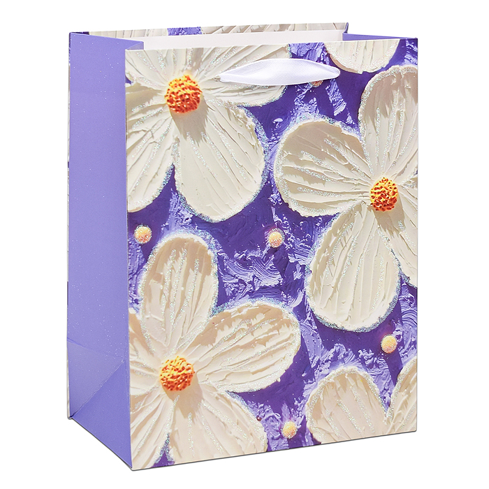 Фото к товару Пакет подарочный 00-6308 "Цветочное настроение" 23х18х10 см Пакет подарочный 00-6308 "Цветочное настроение" 23х18х10 см