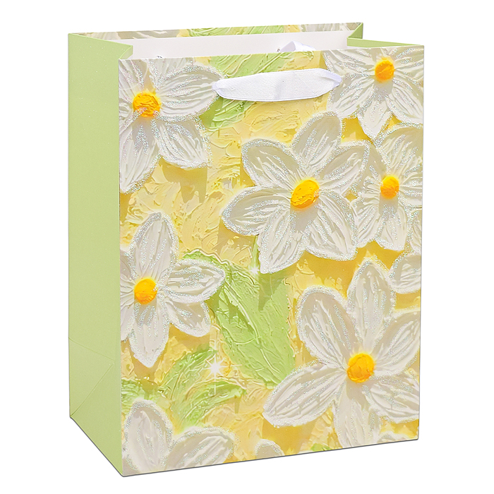 Фото к товару Пакет подарочный 00-6308 "Цветочное настроение" 23х18х10 см Пакет подарочный 00-6308 "Цветочное настроение" 23х18х10 см