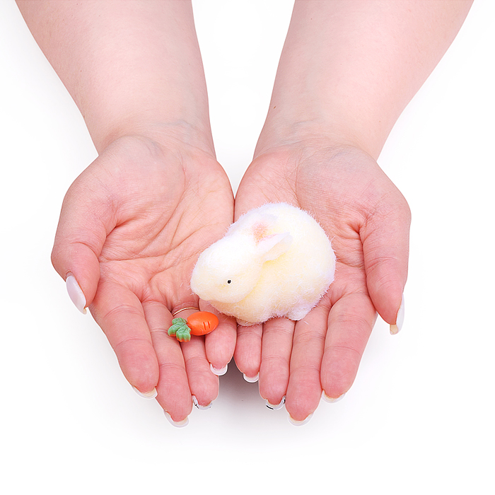 Игрушка-антистресс 00-6551 "Кролик с морковкой"