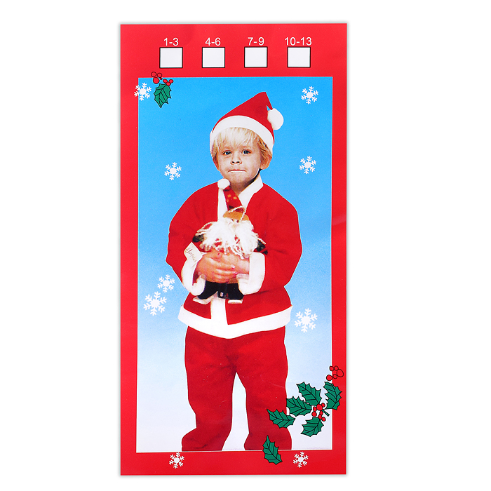 Набор карнавальный S1492 "Рождественский Санта" (1-3 лет) в пакете