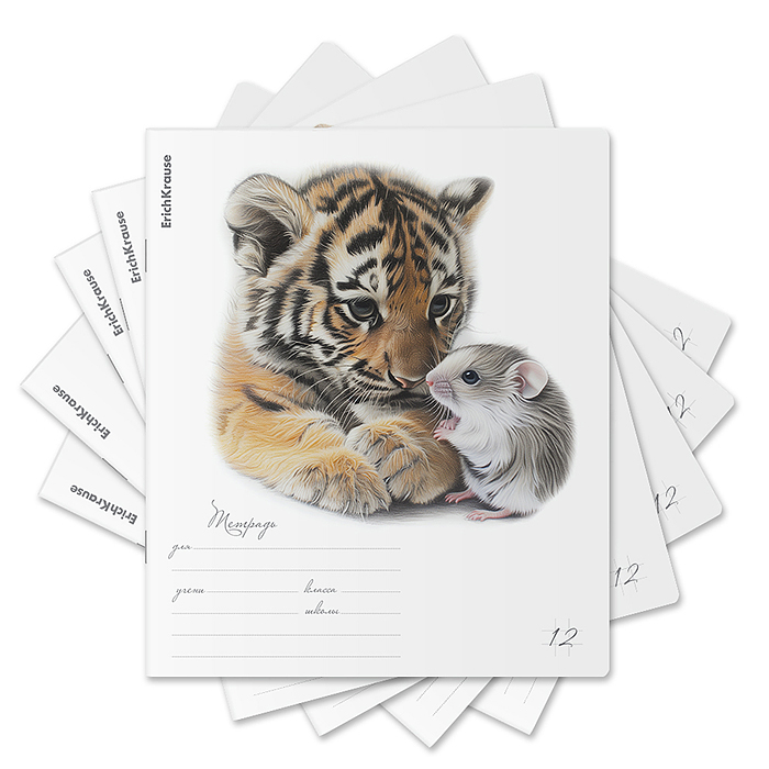 Тетрадь 12л. клетка "Little Cuties" 