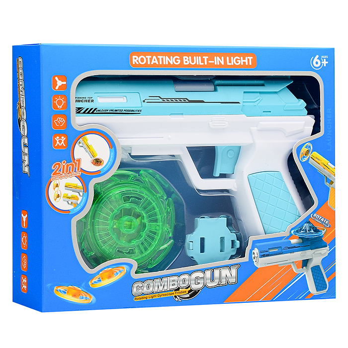 Фото к товару Пистолет 123-9A1 "Combo gun" в коробке Пистолет 123-9A1 "Combo gun" в коробке