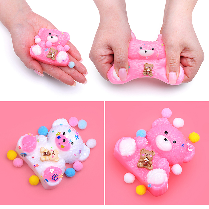 Игрушка-антистресс 00-6427 "Розовый мишутка"