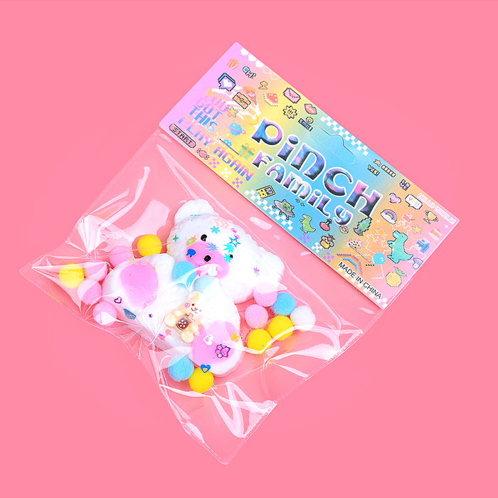 Игрушка-антистресс 00-6427 "Розовый мишутка"