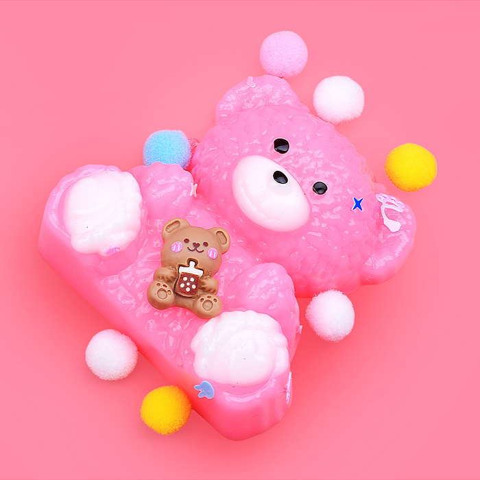 Игрушка-антистресс 00-6427 "Розовый мишутка"