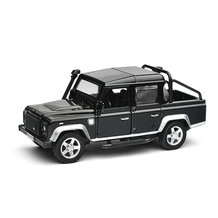 Фото к товару Машина металл Land Rover Defender Pickup 12 см, (двери, багаж, черный) в коробке Машина металл Land Rover Defender Pickup 12 см, (двери, багаж, черный) в коробке