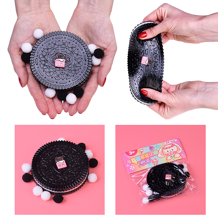 Игрушка-антистресс 00-6413 "Печенье-сэндвич" 