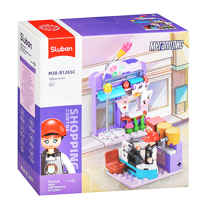 Конструктор M38-B1265C "Шоппинг №2" (108 дет.) в коробке