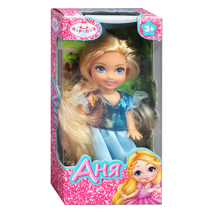 Кукла Аня 12 см, в коробке