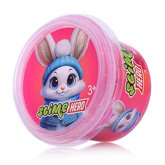 Слайм "Hero" Зайка розовый