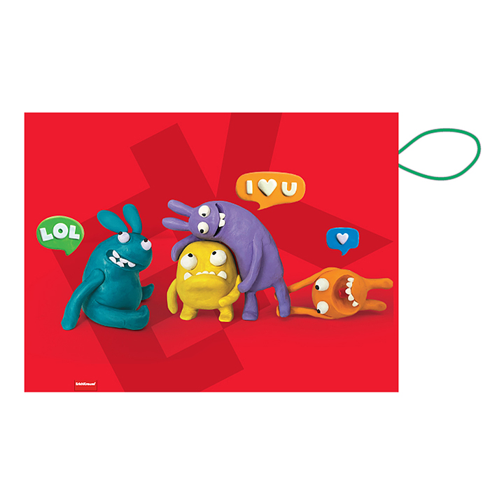 Подкладка настольная текстильная Jolly Friends, A3+